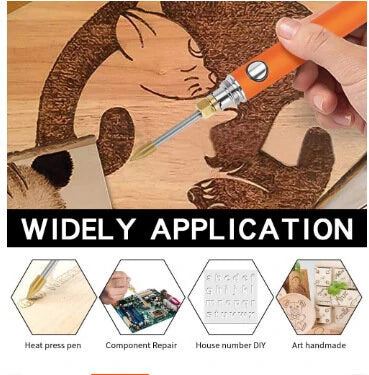 SIENWINY Wireless USB Soldering Iron, Li-ion Battery, 3 Adjustable Settings, Portable & Rechargeable for DIY Welding & Engraving