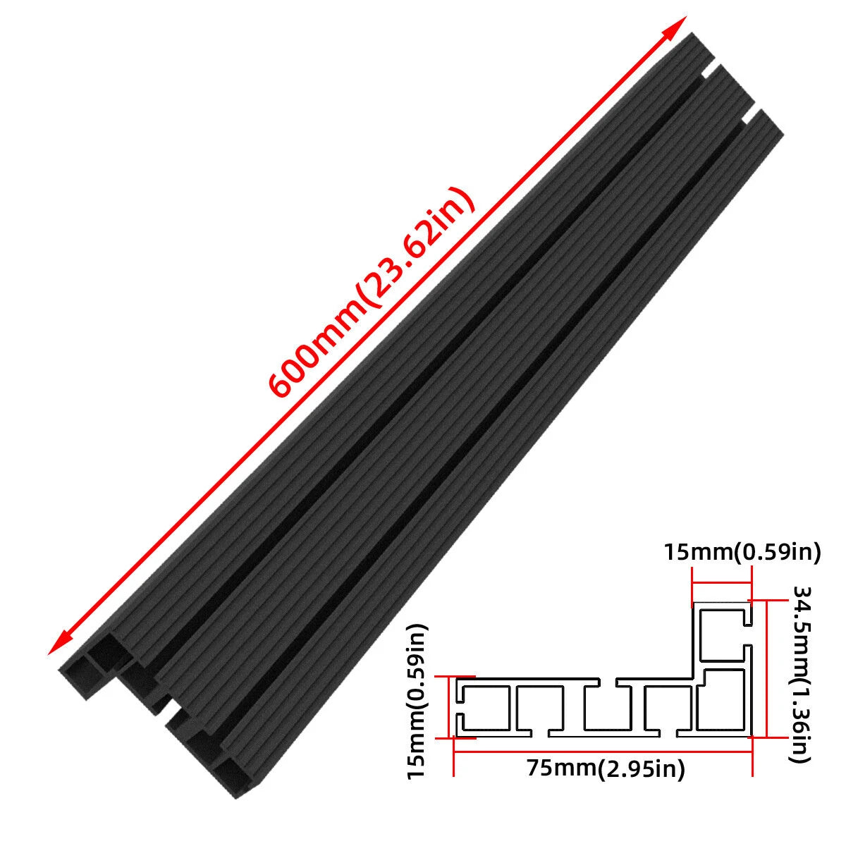 Aluminum T-Track Fence for Woodworking Miter, Bandsaw Jig, and DIY Sliding Bracket