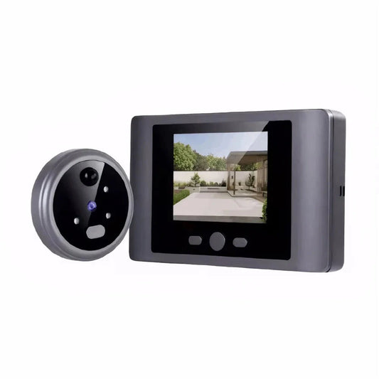AR-109M N100 Wireless Video Doorbell - 90° Wide Angle, PIR Motion Detection, 2.8 LCD, Night Vision, 2000mAh Rechargeable Battery