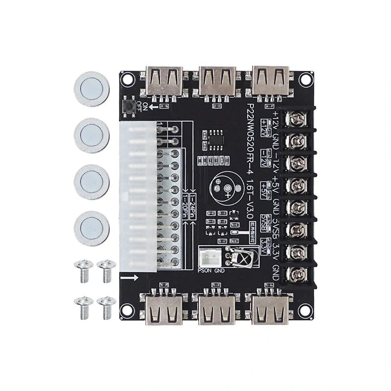 Infrared USB Charging ATX Adapter Board for Desktop Chassis Power Supply