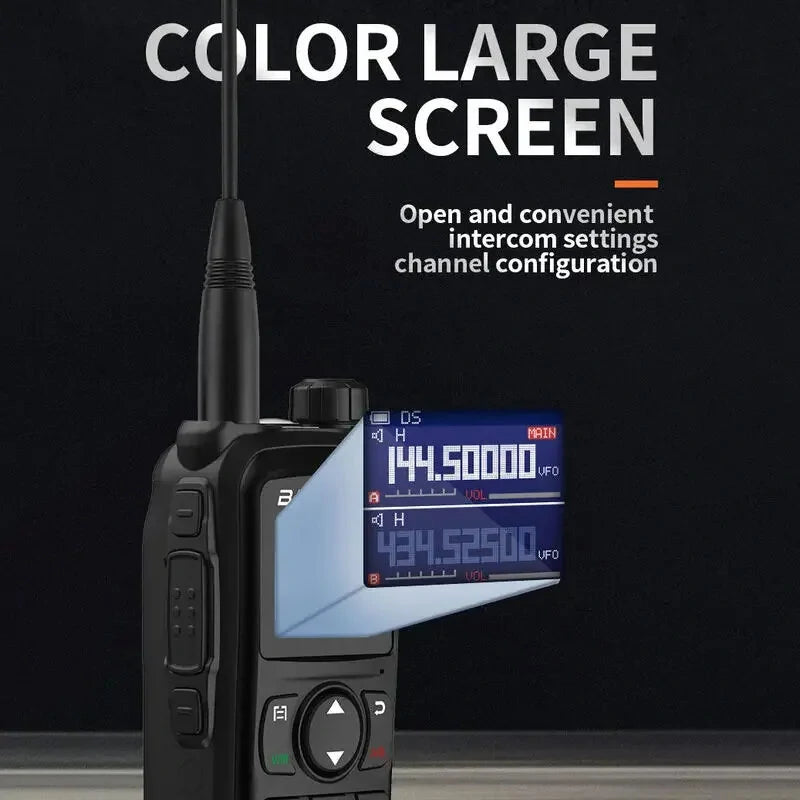 Baofeng UV-28 10W Multi-Band Ham Radio: 999 CH, 3-10km Range, Wireless Frequency Copy, DTMF, Noise Cancelling, Rechargeable Walkie Talkie