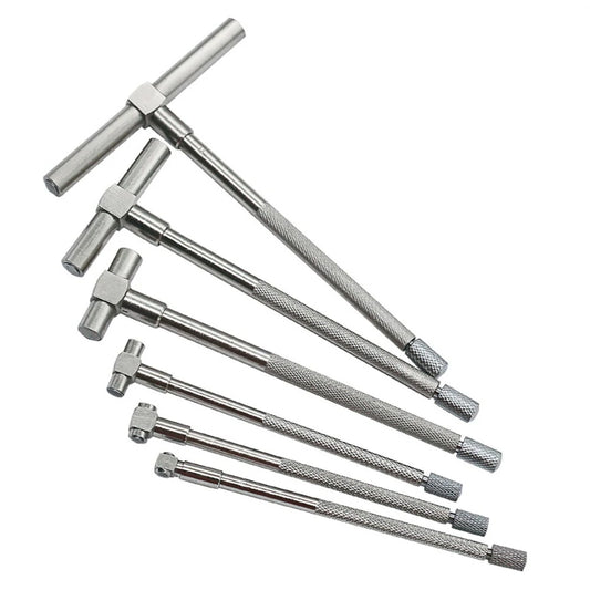 6PCS Telescopic Precision Gauge Set 8-150 mm Internal Bore Hole Measuring Tools