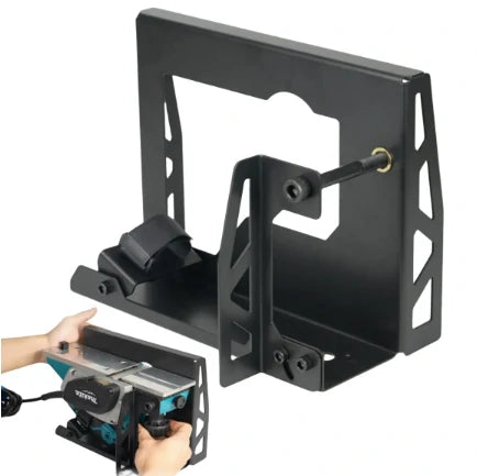 Steel Flip Planer Stand: Electric Planer Inverted Bracket for Woodworking Support - Practical Household Tool