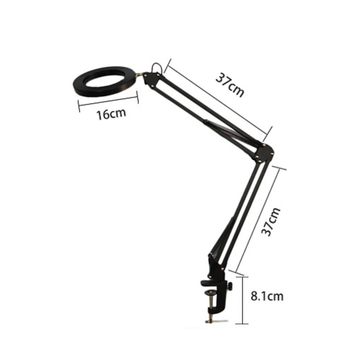 5X LED Magnifying Clamp Lamp for Manicure, Tattoo & Beauty