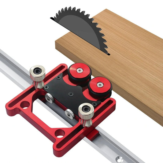 Versatile Adjustable Stock Guide & Safety Tool for Table, Band, Circular Saws