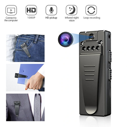 1080P Mini Portable Camera with Night Vision & Motion Detection - Z8 Action DVR Body Camcorder