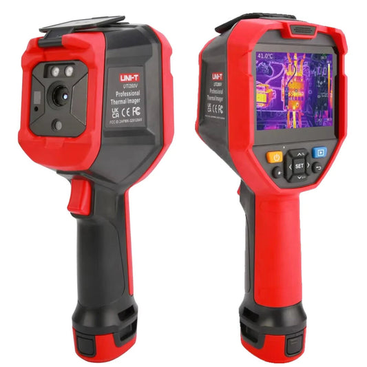 UNI-T UTi260V Thermal Camera: 256x192 Infrared, 5MP Visible, -20~550℃, 30m Laser Range, App/PC Connectivity