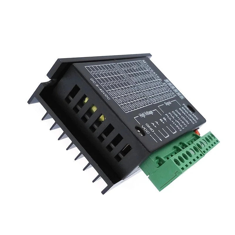 Upgraded TB6600 Stepper Motor Driver for Nema 17/23, 32 Segments, 4.0A 42VDC, Compatible with 42/57/86 Stepper Motors