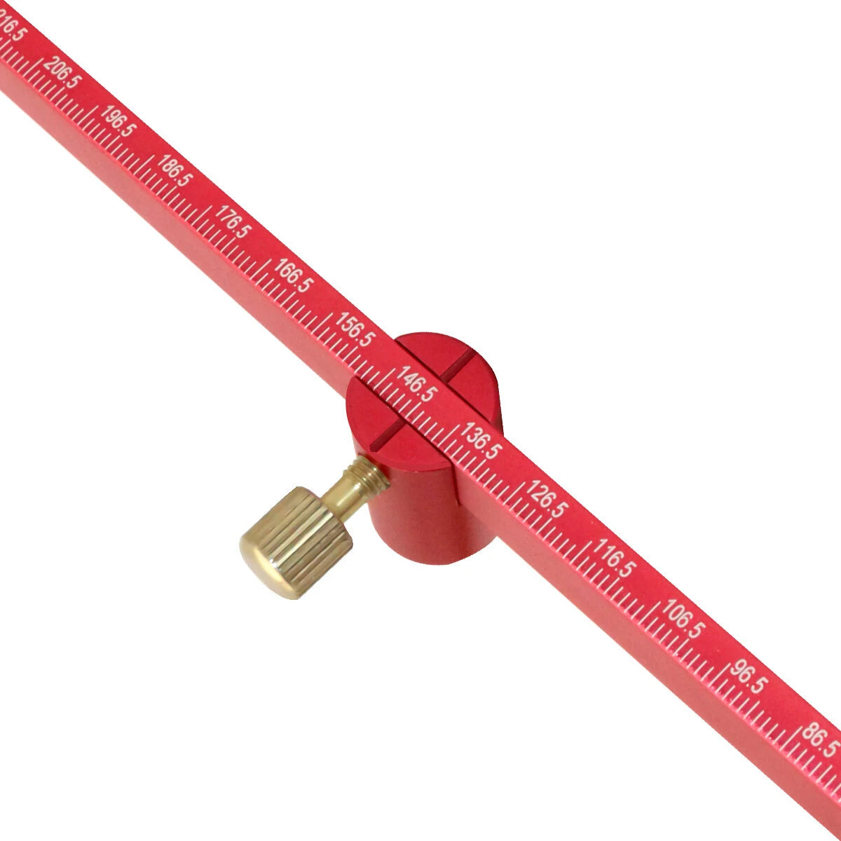 Aluminum Adjustable Circle Ruler 300mm - Precise Center Finder for Woodworking & Crafts