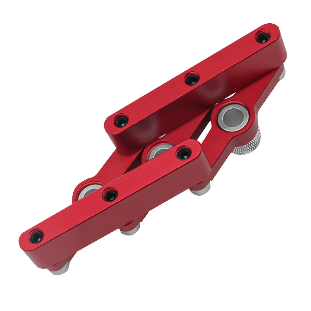 Precision Self-Centering Dowelling Jig with 3-10mm Drill Sleeves for Woodworking Joinery