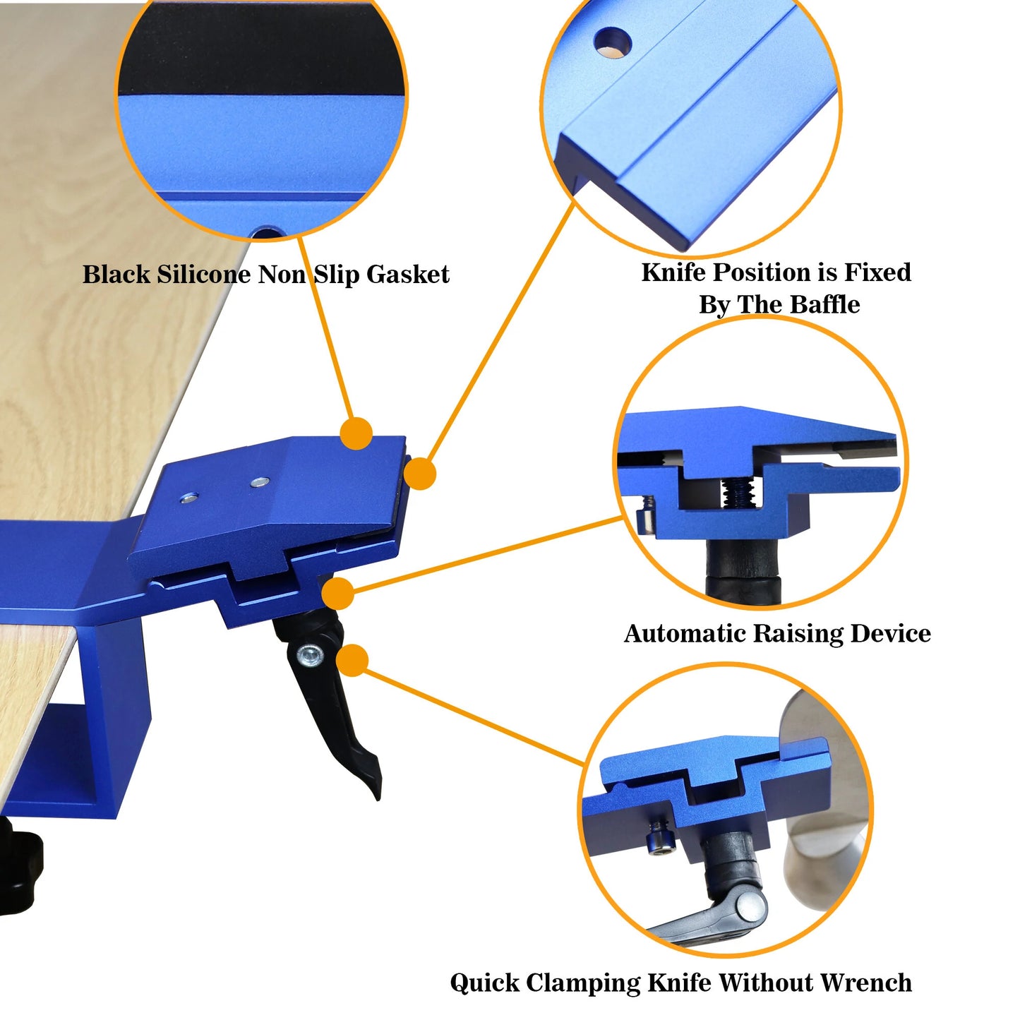 Angle-Adjustable Knife Sharpener System with Whetstones