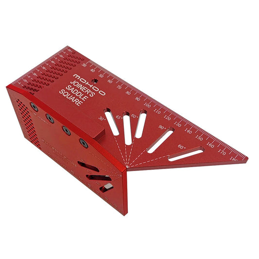Aluminum Alloy 3D Mitre Angle Measuring Square - Mohoo Woodworking Saddle Layout Tool