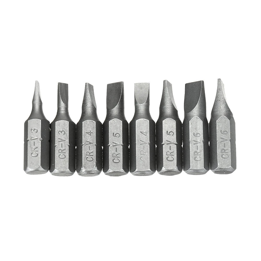 42PCS High-Quality Screwdriver Bit Set - 25mm Flat Head & Pozidriv for Woodworking & Repairs with Organized Storage Box