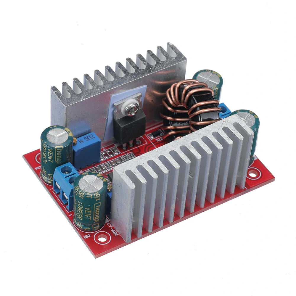 400W DC 15A Boost Converter LED Driver, 8.5-50V to 10-60V Step-Up Power Supply Module