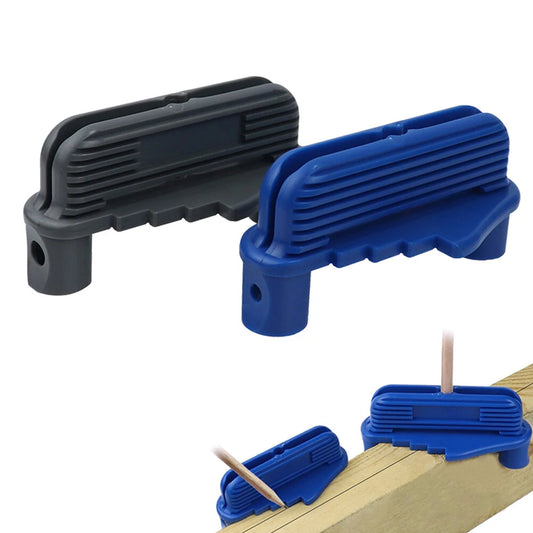Magnetic Center Finder & Scriber Marking Gauge - Woodworking Alignment Tool (Gray/Blue)
