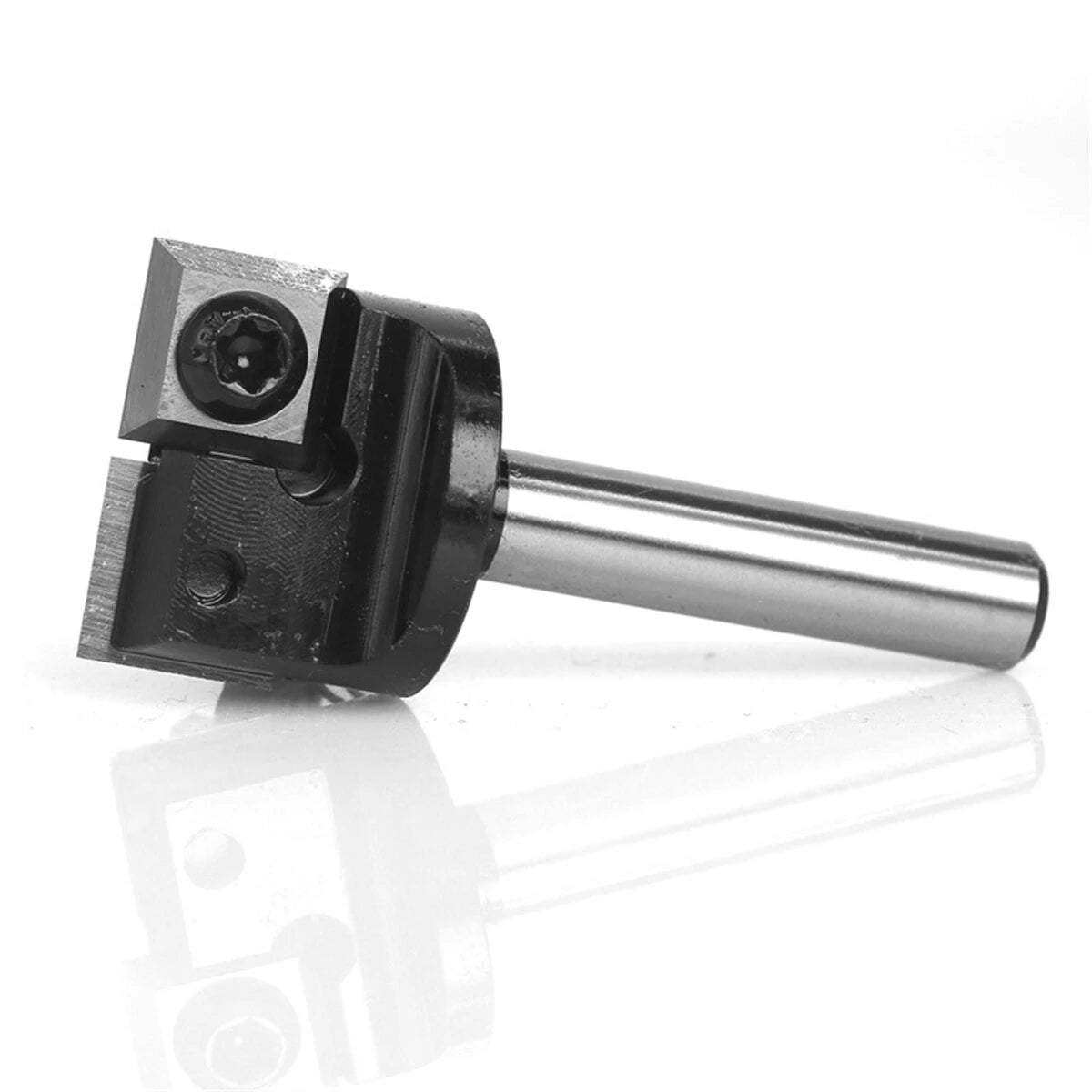 Versatile Hard Alloy Router Bit for Woodworking - Two-Blade Vertical Milling Cutter