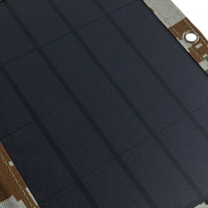 30W Portable Solar Panel Charger with Dual USB for Camping, RVs, Boats, and Home Use
