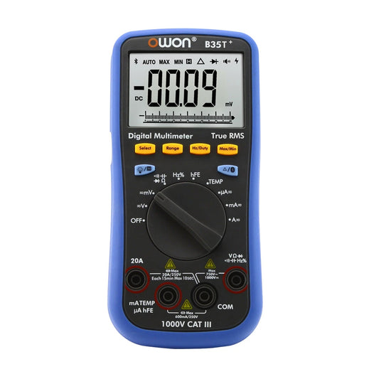 OWON B35T+ True RMS Bluetooth Multimeter & Datalogger with Temperature Meter & Multi-Connection Record