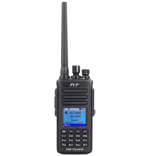 TYT MD-UV390 PLUS 10W Dual Band DMR Radio VHF UHF Walkie Talkie, Long Range, IP67, Portable Ham Transceiver with Encryption