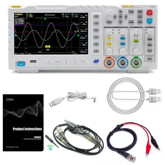 FNIRSI-1014D 7 Dual Channel Storage Oscilloscope & Digital Signal Generator