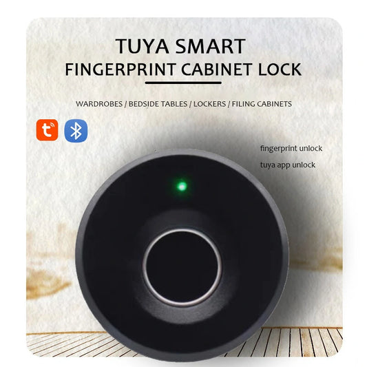 Smart Fingerprint Drawer Lock - WAFU HF-M3 Tuya for 14-21mm Furniture