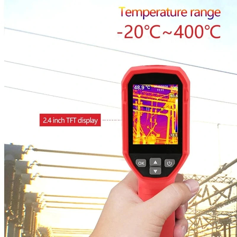 Handheld UNI-T UTi120S Infrared Thermal Imager 120x90, -20℃~400℃ Temperature Range for PCB Circuit & Industrial Testing