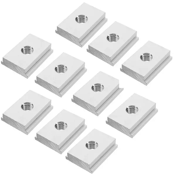 ENJOYWOOD 10pcs M8 T-Track Sliding T Slot Nuts for Woodworking Tools