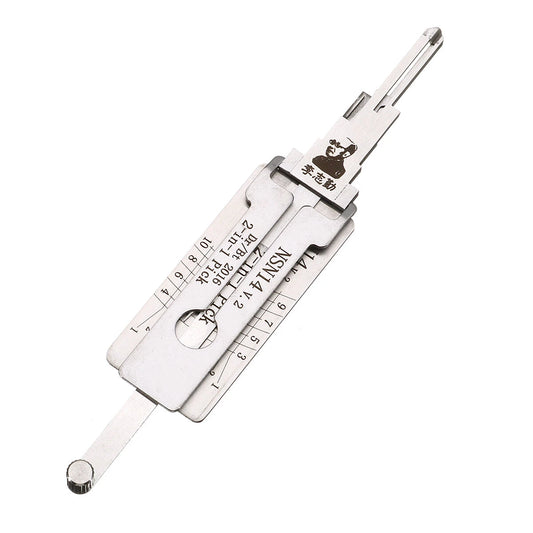 BSHAPPLUS NSN14 2-in-1 Car Door Lock Pick & Decoder Locksmith Tool