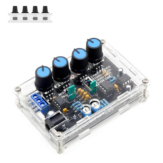 FNIRSI Signal Generator DIY Kit, Adjustable Frequency 5Hz-400KHz, Low Distortion Sine Wave, ICL8038 High-Speed Op Amp, 2-95% Duty Cycle