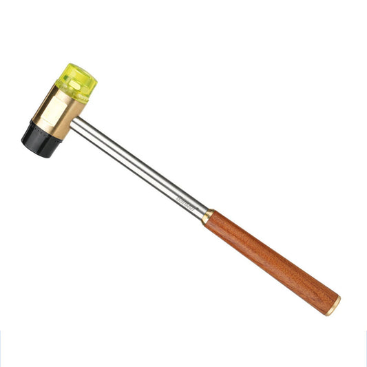 Compact Durable Brass Ergonomic Woodworking Hammer for DIY & Home Improvement