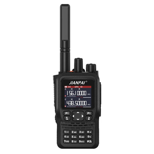 JIANPAI 8800 Plus Dual Band Walkie Talkie - 10W High Power, GPS, 5800mAh Battery, Type-C Charging, Waterproof, 16 Channels