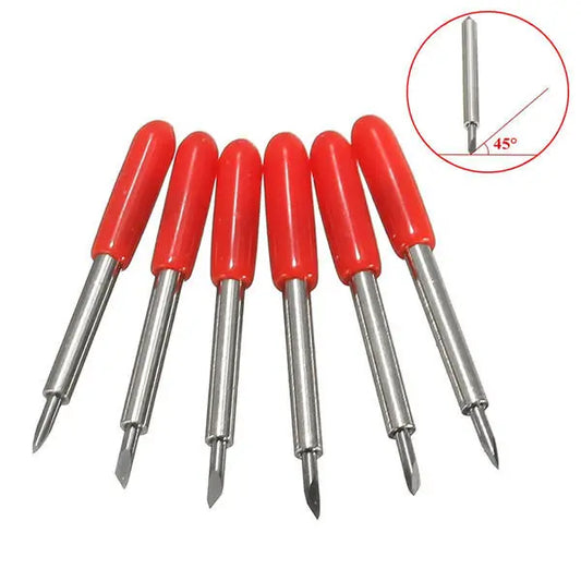 6pcs 45° Cutting Plotter Blades 23x2mm for Roland Vinyl Cutter