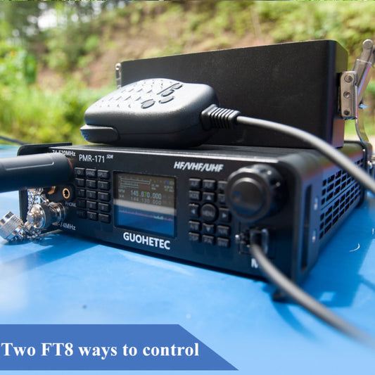 PMR-171 20W SDR Transceiver 100KHz-2GHz VHF UHF HF CW AM SW Military Mobile Radio