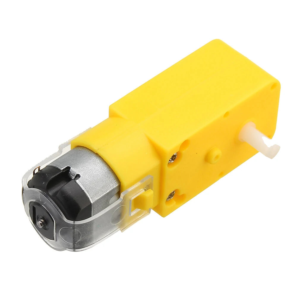 10-Pack DC 3V-6V Single Axis Gear Motor for DIY Smart Car Robot Projects