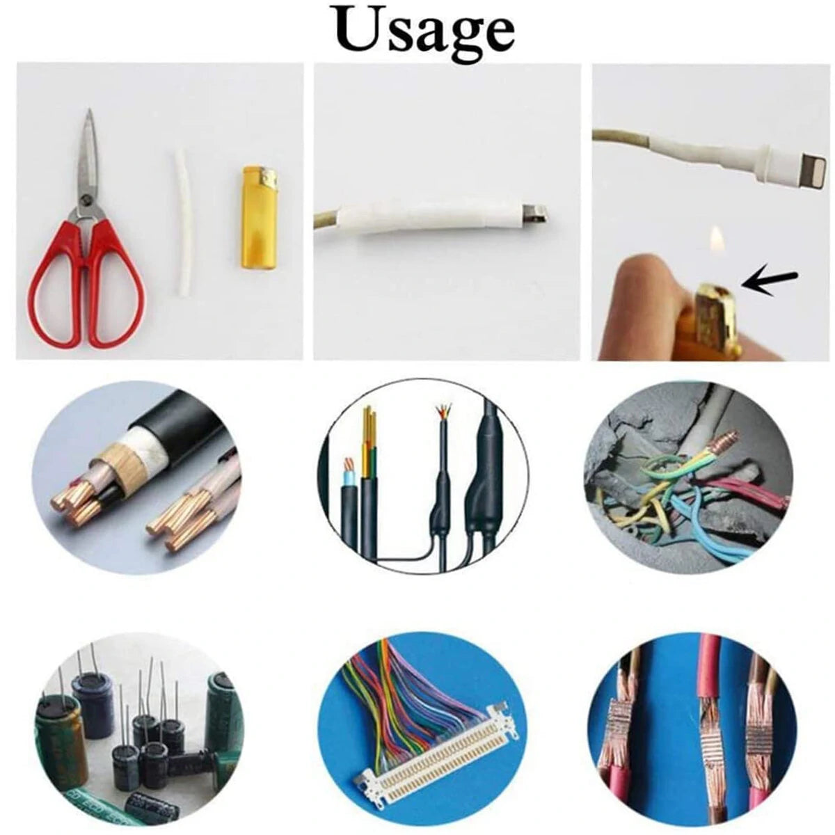 328PCS Heat Shrink Tubing Kit, 2:1 Electrical Wire Cable Sleeving for DIY & Tools