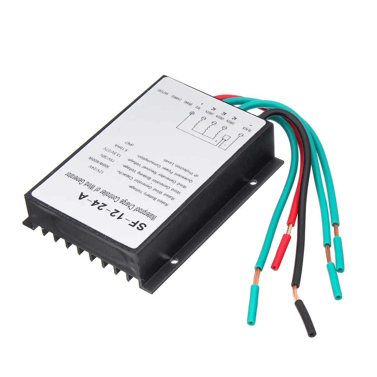 Waterproof Wind & Solar Hybrid Charge Controller 300W/600W for 12V/24V Systems