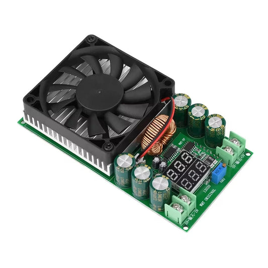 High-Power 20A 600W DC Step-Down Power Module - 120V/96V/72V to 24V/12V/5V Adjustable Voltage with Display for Solar Battery Charging