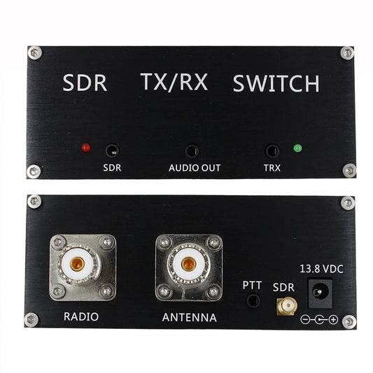 High Power 100W SDR Transceiver Switch Box, DC-160MHz, Low Insertion Loss, Quick Response, RF Isolation, Aluminum Alloy