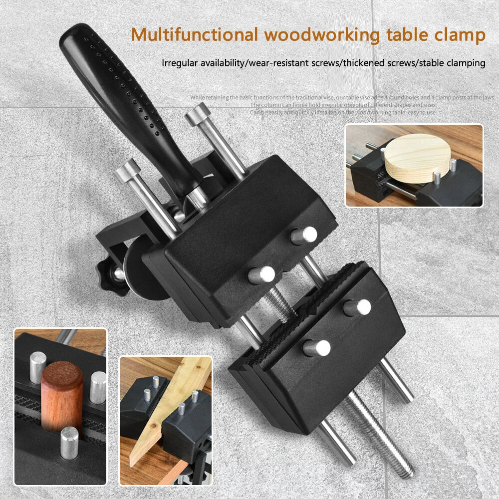 Premium Adjustable Woodworking Clamp - Heavy Duty Quick Grip Bar for DIY Carpentry Projects
