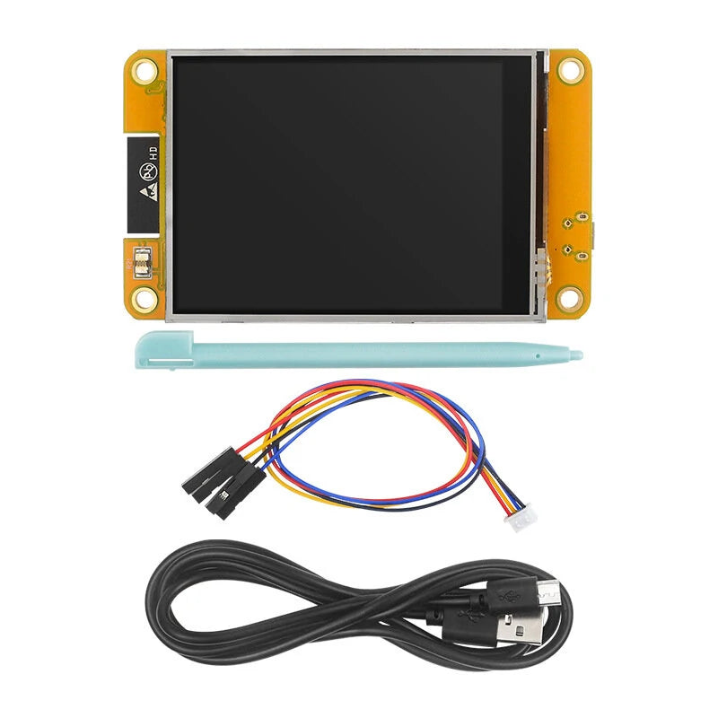 2.8 ESP32 MCU Smart Display Module for Arduino: LVGL, WiFi, Bluetooth, Touchscreen, 240x320 TFT LCD with Free Tutorials