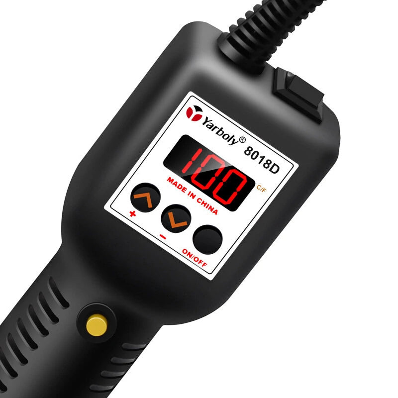 Yarboly Adjustable Temperature Heat Gun with Digital Display for IC Chip Removal, Welding, and Mobile Phone Maintenance