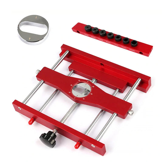 Versatile Loose Tenon Joinery Jig for DF500 DF700, High Precision Router Locator with Robust Material