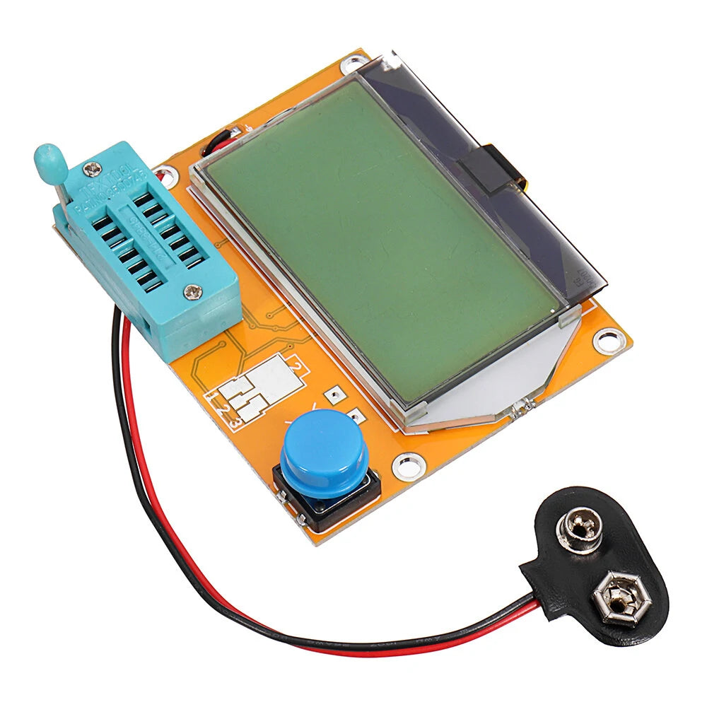 Geekcreit LCR-T4 Transistor Tester with 12864 LCD - Resistance, Capacitance, and ESR SCR Meter