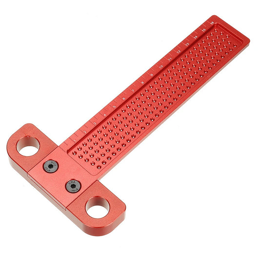 Mohoo Aluminum Alloy Woodworking T Ruler Scriber - 60/100/160mm Marking Tool