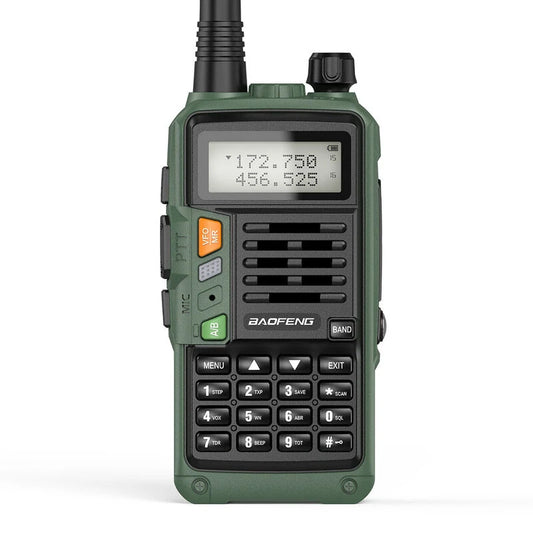 BAOFENG X9 UV Dual Band Two-Way Radio - 5W, 2800mAh, Headset, Flashlight, LCD Display, Drop Resistant