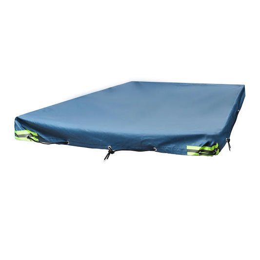 Waterproof Windproof Foldable Trailer Car Cover 214x122cm with Rubber Belt