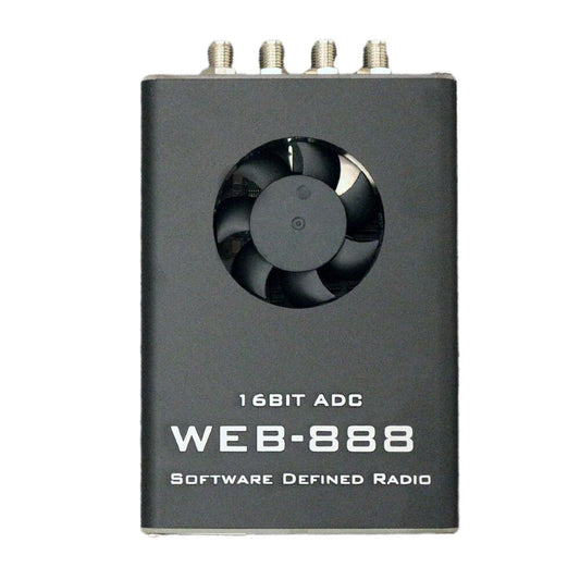 Advanced Web-888 SDR: Dual Antenna, 16-Bit ADC, 62MHz, Gigabit Ethernet, Built-in GPS