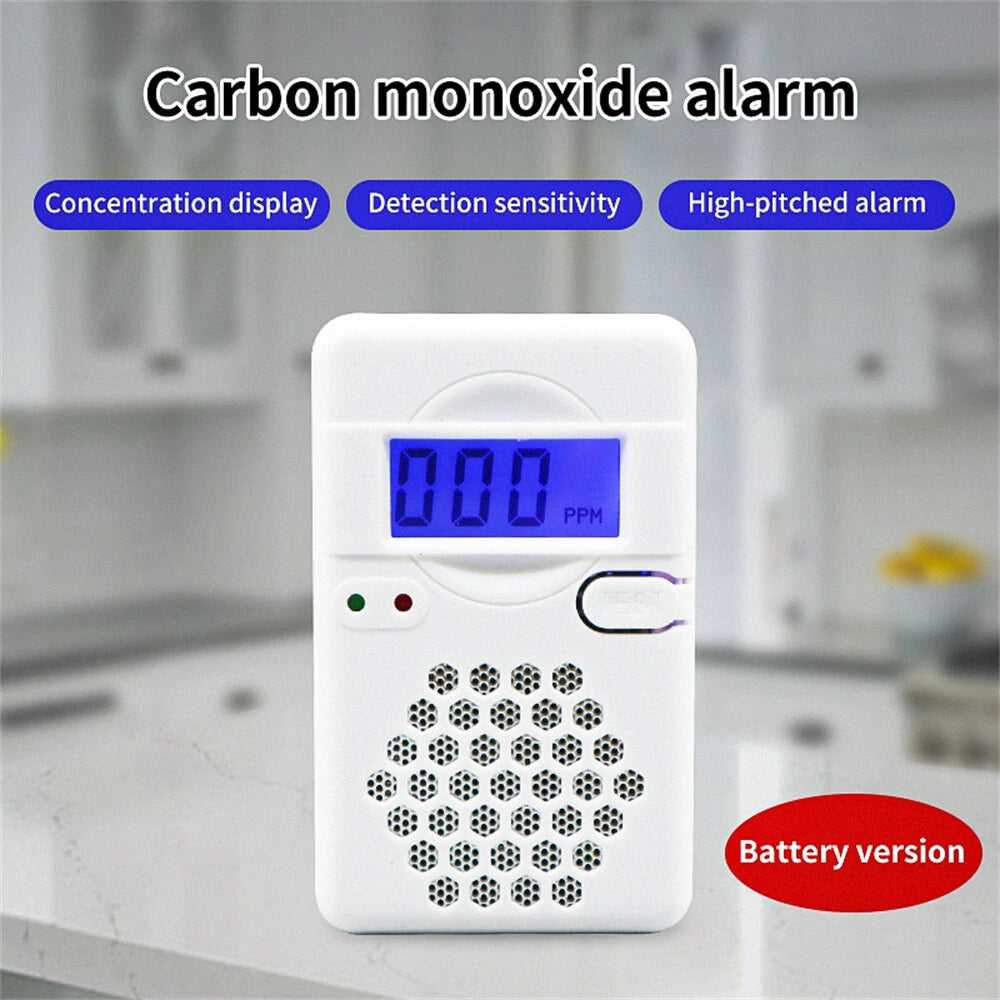 Carbon Monoxide Detector ZN-CDR817 with Electrochemical Sensor, Self-check, Sound & Light Alarm