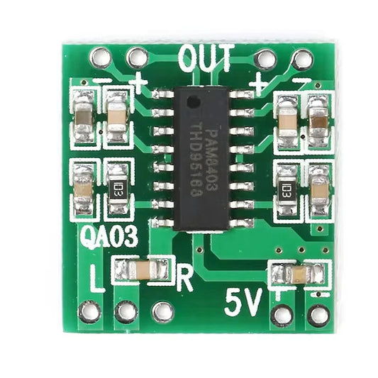 PAM8403 Mini Digital Stereo 2x3W Amplifier Board Module - 1/5/10pcs, 5V Power