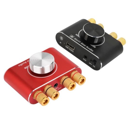 15W X100H Stereo Amplifier Board | Bluetooth, 3.5mm AUX, USB Input | 12/24V Speaker Audio | APP Control